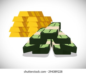 Money digital design, vector illustration 10 eps graphic