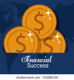 Money digital design, vector illustration eps 10