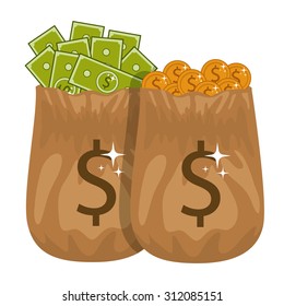 Money digital design, vector illustration eps 10