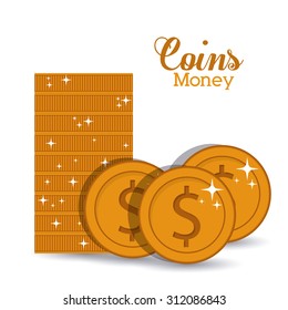 Money digital design, vector illustration eps 10
