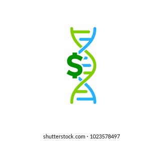 Money Dna Icon Logo Design Element