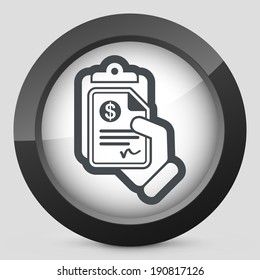 Money document icon