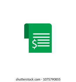 Money Document Icon Design