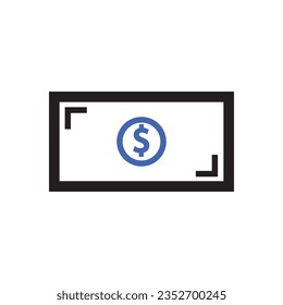 money dollar balance icon design