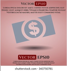 Geld (Dollar-Wechsel) Symbol, Vektorgrafik