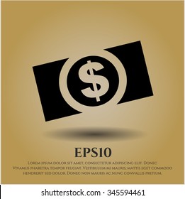 Money (dollar Bill) Vector Icon