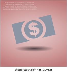 Money (dollar bill) vector icon