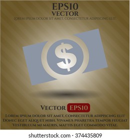 Money (dollar bill) vector icon
