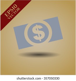 Money (dollar bill) vector symbol