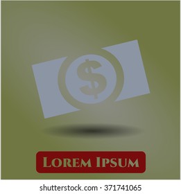 Money (dollar bill) vector symbol