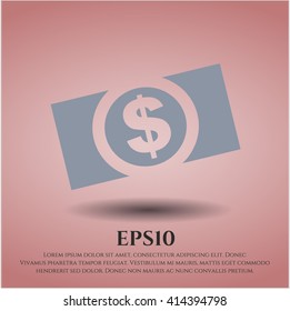 Money (dollar bill) vector symbol