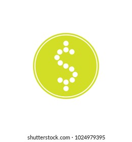 money dollar coin dots logo 