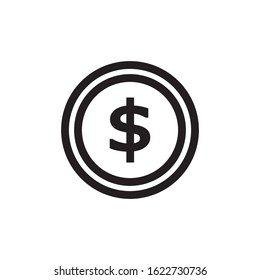 Money, Dollar, Euro, Yen, Bitcoin, Pound Sterling, Icon In Trendy  Design Vector Eps 10