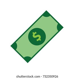 Money - dollar flat icon. Vector illustration.