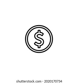 money dollar icon, money dollar sign vector for web site Computer and mobile app