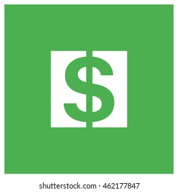Money dollar icon, usd icon, flat web, material icon, ios icon, image jpg, vector eps