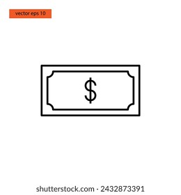 Geld Dollar Symbol Vektor Illustration Design