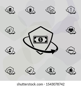Money, dollar insurance icon. Insurance icons universal set for web and mobile
