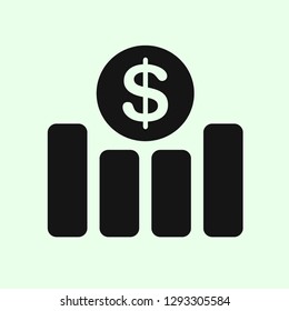 money dollar vector icon