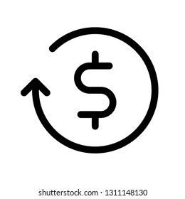 money dollar vector icon