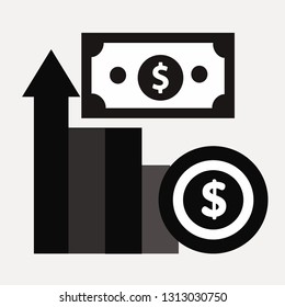 money dollar vector icon