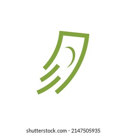 Money dollar vector logo icon flat design