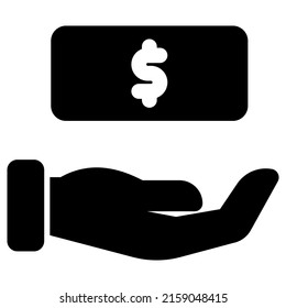 diseño de icono de dinero o donación, ilustración vectorial, mejor utilizado para presentaciones