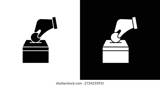 Icono de donación de dinero. Plantilla de Vector. Concepto Icon diseño plano.