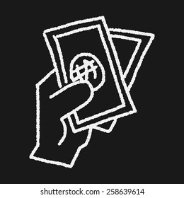 money doodle drawing