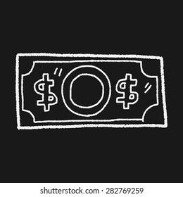 money doodle drawing