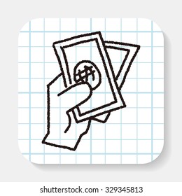 money doodle drawing
