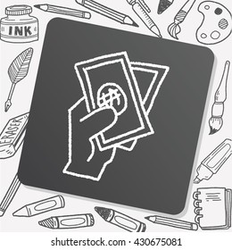 money doodle drawing