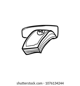 money doodle icon vector 