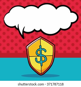 money doodle, speech bubble
