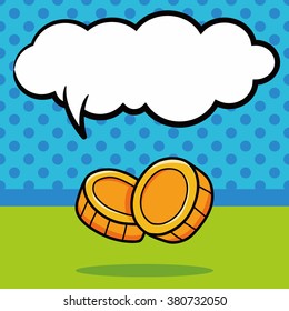 money doodle, speech bubble