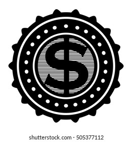 money emblem icon image 