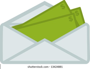 money in envelope