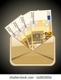 money in envelope