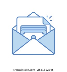 ilustração de stock de vetor de ícone de envelope de dinheiro