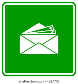 Money In Envelope Sign