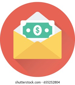 Money Envelope Vector Icon