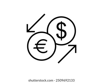 Bolsa de dinero, negocios y finanzas Icon Vector Stock