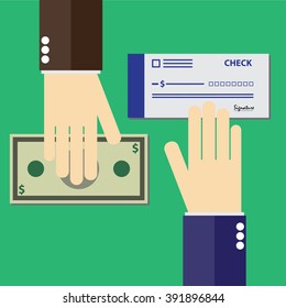 Money Exchange Concept vector