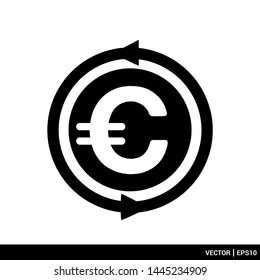 Money exchange icon. currency exchange icon. flat style vector illustration. EPS 10