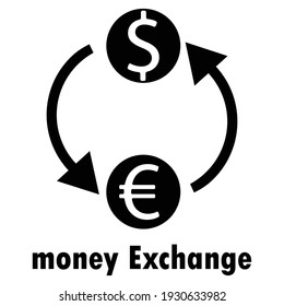 money exchange icon design vector