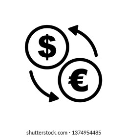 Money Exchange Icon Vector