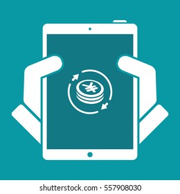 Money exchange icon - Yen