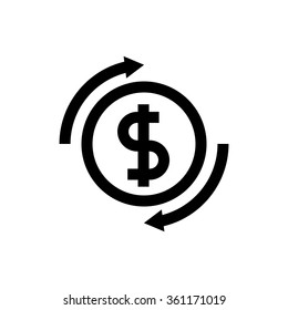 Money, exchange line icon. Pixel perfect fully editable vector icon suitable for websites, info graphics and print media.