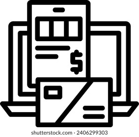 Money exchange Line Vector Icon Design