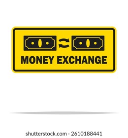 Money exchange sign vector isolated illustration